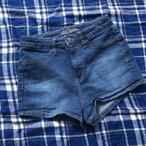 Blue Jean High Waisted Booty Shorts